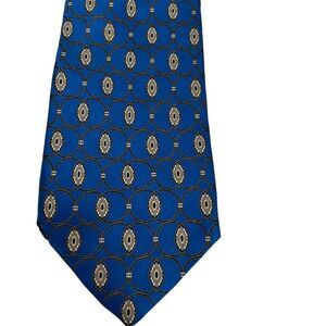 Vintage Innocenti Oro Silk Tie Hand Tailored by Tom James